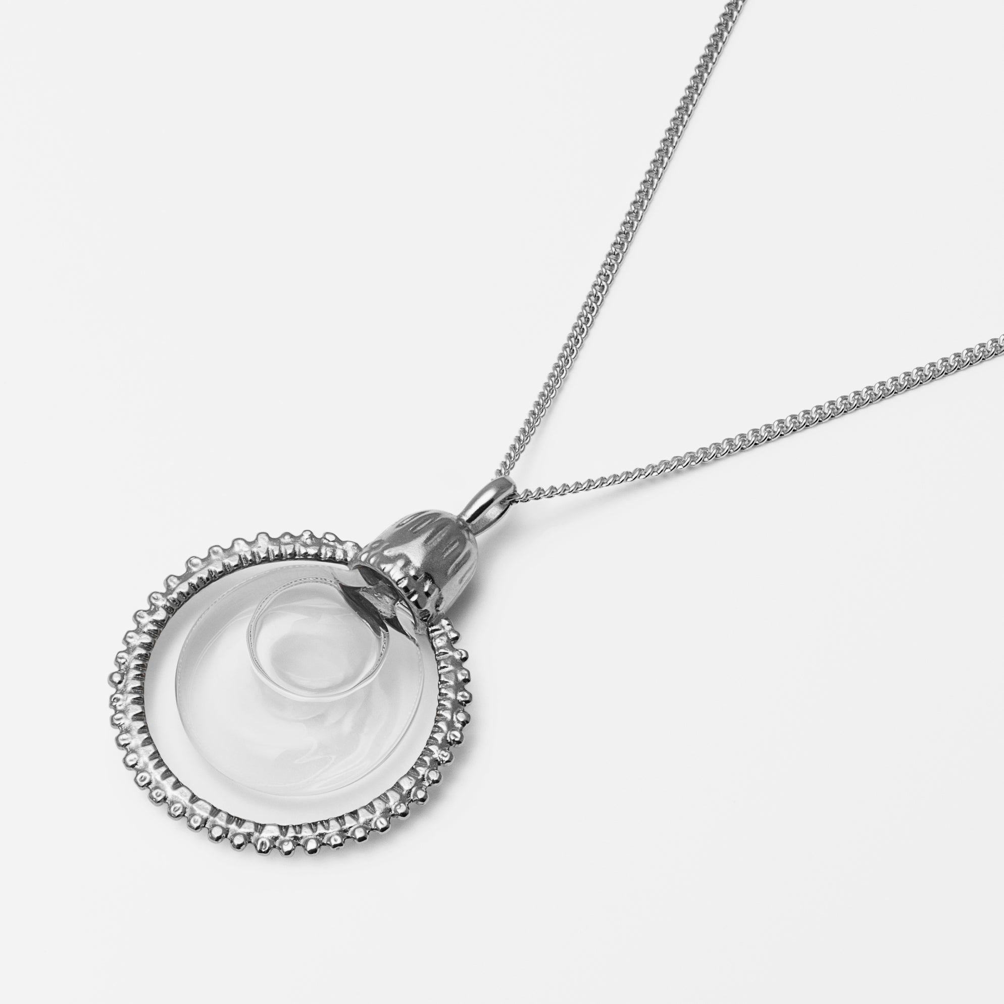 Halo Water Necklace Silver