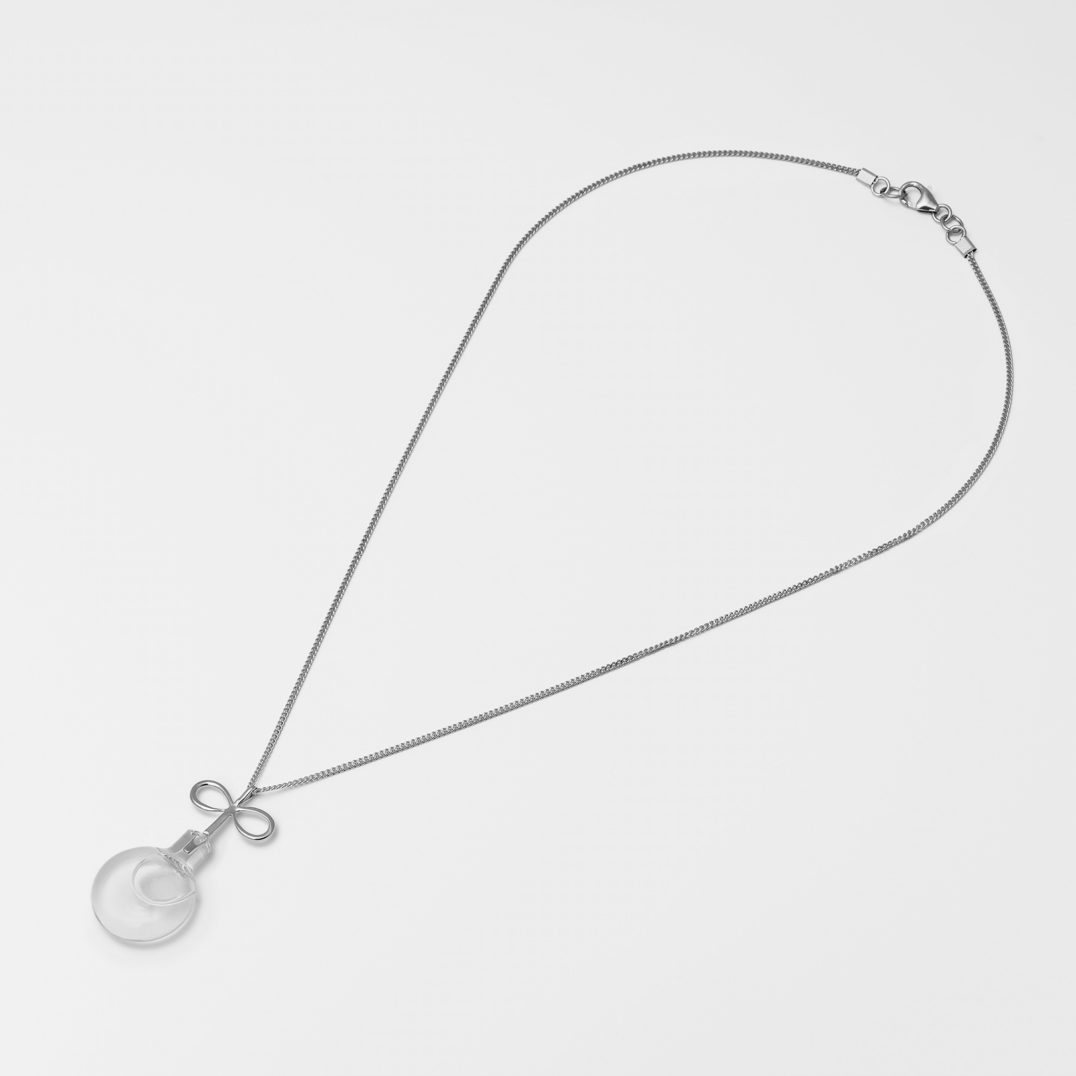 Infinity Water Necklace Silver